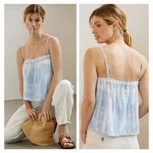 Cloth & Stone Chambray Tank - New - Large